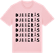 Pink Cotton t-shirt med Dubberås ordlek t-shirt