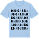 Blue Soul t-shirt med Dungarna ordlek t-shirt