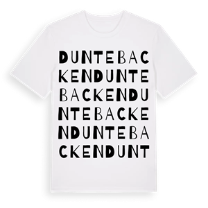 Duntebacken ordlek t-shirt – ekologisk bomull t-shirt från Pinshirt