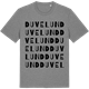 Mid Heather Gray t-shirt med Duvelund ordlek t-shirt