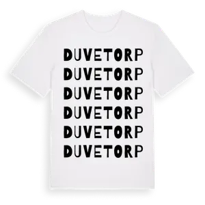 Duvetorp ordlek t-shirt – ekologisk bomull t-shirt från Pinshirt