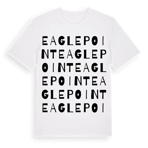 Eagle Point ordlek t-shirt – ekologisk bomull t-shirt från Pinshirt