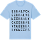 Blue Soul t-shirt med Ebbalycke ordlek t-shirt