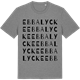 Mid Heather Gray t-shirt med Ebbalycke ordlek t-shirt