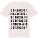 Vintage White t-shirt med Edäng ordlek t-shirt