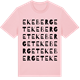 Pink Cotton t-shirt med Ekeberget ordlek t-shirt