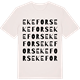 Vintage White t-shirt med Ekefors ordlek t-shirt