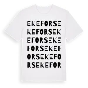 Ekefors ordlek t-shirt – ekologisk bomull t-shirt från Pinshirt