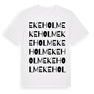 Ekeholm ordlek t-shirt – ekologisk bomull t-shirt från Pinshirt