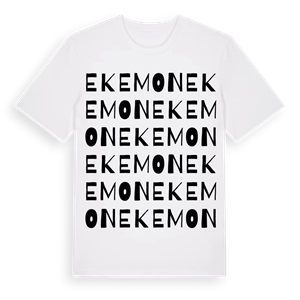 Ekemon ordlek t-shirt – ekologisk bomull t-shirt från Pinshirt