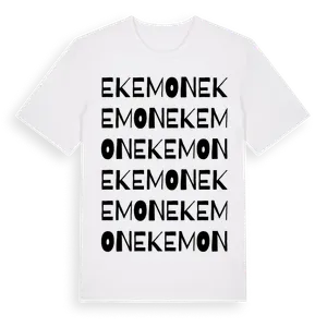 Ekemon ordlek t-shirt – ekologisk bomull t-shirt från Pinshirt