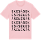 Pink Cotton t-shirt med Ekesås ordlek t-shirt