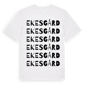 Ekesgård ordlek t-shirt – ekologisk bomull t-shirt från Pinshirt