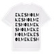 Ekesholm ordlek t-shirt
