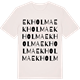 Vintage White t-shirt med Ekholma ordlek t-shirt