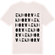 Vintage White t-shirt med Ekhorva ordlek t-shirt