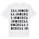 Eklunden ordlek t-shirt