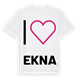 Jag älskar Ekna t-shirt stort tryck