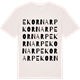 Vintage White t-shirt med Ekornarp ordlek t-shirt