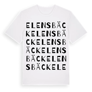 Elensbäck ordlek t-shirt – ekologisk bomull t-shirt från Pinshirt