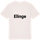 Vintage White t-shirt med Elinge fetstil t-shirt