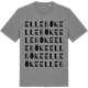 Mid Heather Gray t-shirt med Elleböke ordlek t-shirt