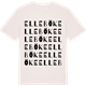 Vintage White t-shirt med Elleböke ordlek t-shirt