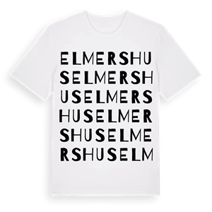Elmershus ordlek t-shirt – ekologisk bomull t-shirt från Pinshirt