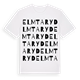 White t-shirt med Elmtaryd ordlek t-shirt