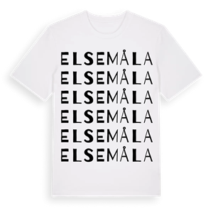 Elsemåla ordlek t-shirt – ekologisk bomull t-shirt från Pinshirt