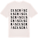 Vintage White t-shirt med Elserås ordlek t-shirt
