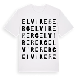Elvireberg ordlek t-shirt – ekologisk bomull t-shirt från Pinshirt