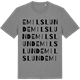 Mid Heather Gray t-shirt med Emilslund ordlek t-shirt