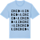 Blue Soul t-shirt med Enedalen ordlek t-shirt
