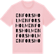 Pink Cotton t-shirt med Enforsholm ordlek t-shirt