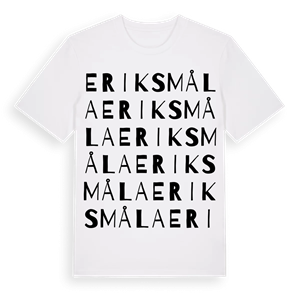 Eriksmåla ordlek t-shirt – ekologisk bomull t-shirt från Pinshirt