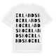 Erlandsbo ordlek t-shirt