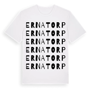Ernatorp ordlek t-shirt – ekologisk bomull t-shirt från Pinshirt