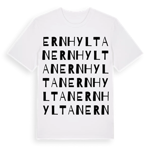 Ernhyltan ordlek t-shirt – ekologisk bomull t-shirt från Pinshirt