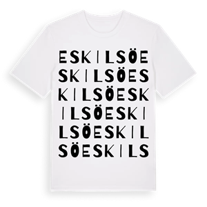 Eskilsö ordlek t-shirt – ekologisk bomull t-shirt från Pinshirt