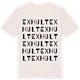 Vintage White t-shirt med Exhult ordlek t-shirt