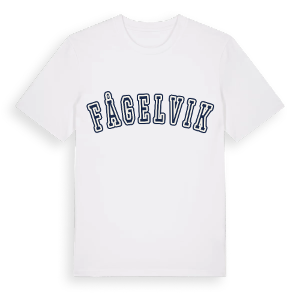 Fågelvik college t-shirt – ekologisk bomull t-shirt från Pinshirt