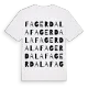 Fagerdala ordlek t-shirt