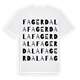 Fagerdala ordlek t-shirt
