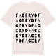Vintage White t-shirt med Fageryd ordlek t-shirt