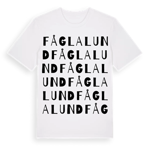 Fåglalund ordlek t-shirt – ekologisk bomull t-shirt från Pinshirt