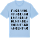 Blue Soul t-shirt med Fagraholm ordlek t-shirt