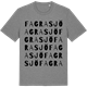 Mid Heather Gray t-shirt med Fagrasjö ordlek t-shirt
