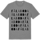 Mid Heather Gray t-shirt med Fålaboda ordlek t-shirt