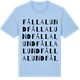 Blue Soul t-shirt med Fållalund ordlek t-shirt